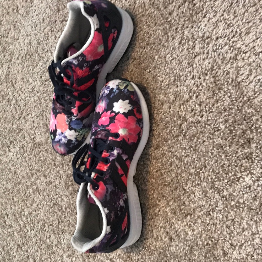 super cute floral adidas shoes